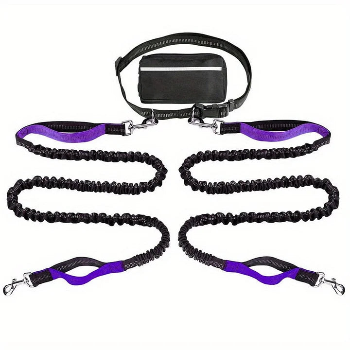 Hands Free Dog Retractable Elastic Leash Reflective Towing Rope™