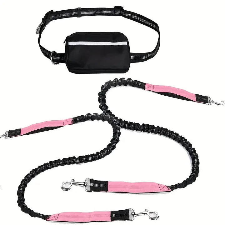 Hands Free Dog Retractable Elastic Leash Reflective Towing Rope™