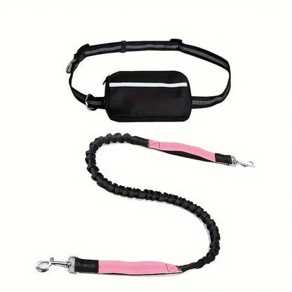 Hands Free Dog Retractable Elastic Leash Reflective Towing Rope™