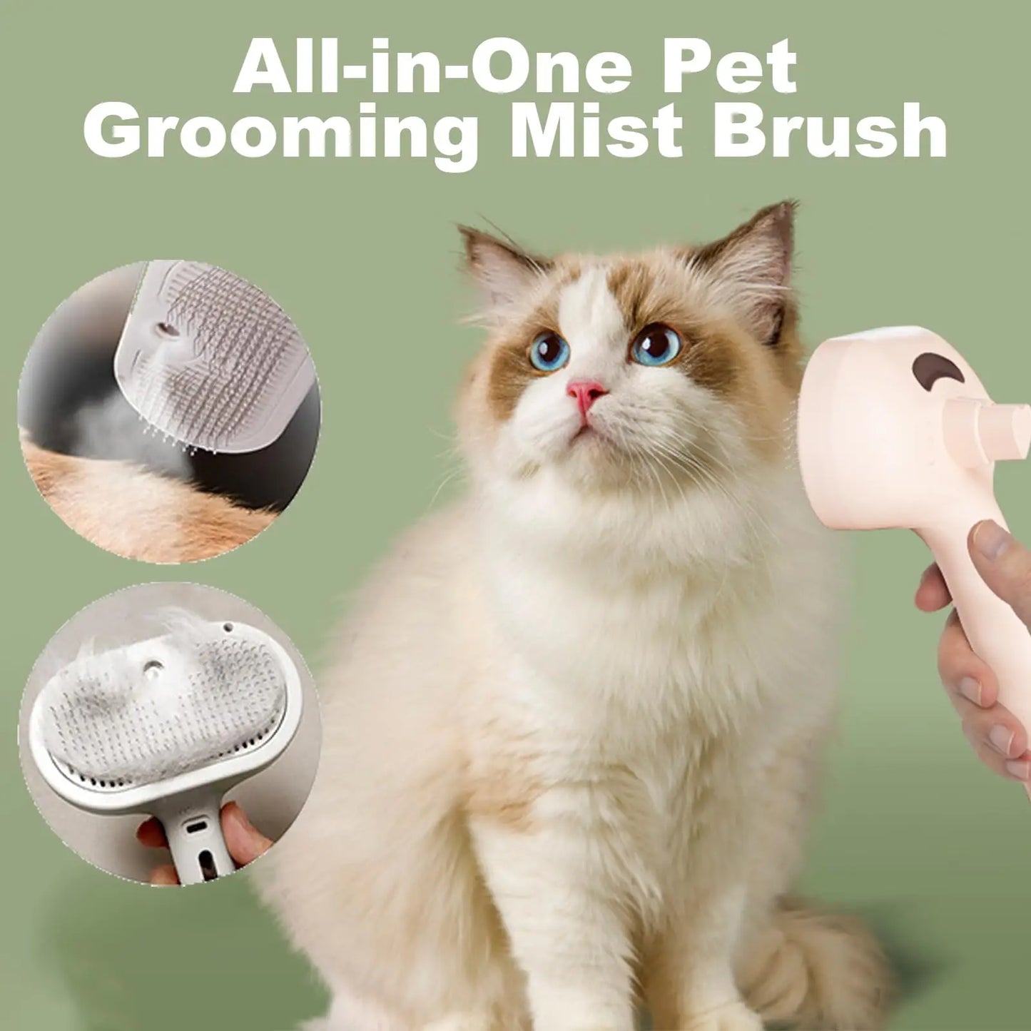Steam Brush for Cats and Dogs™