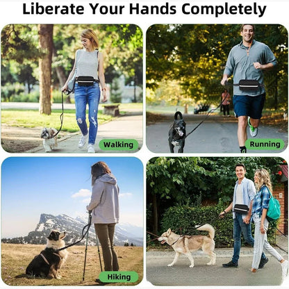 Hands Free Dog Retractable Elastic Leash Reflective Towing Rope™