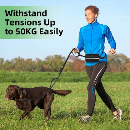 Hands Free Dog Retractable Elastic Leash Reflective Towing Rope™