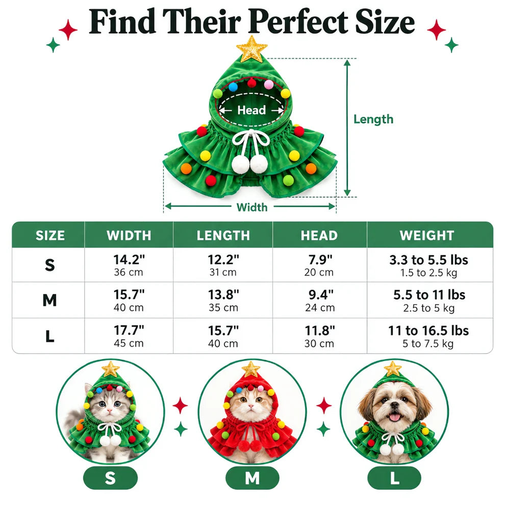 Christmas Tree Pet Costume by F&C™