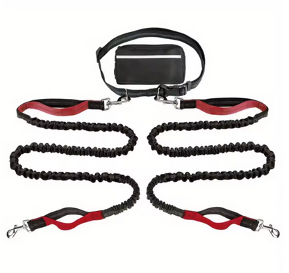 Hands Free Dog Retractable Elastic Leash Reflective Towing Rope™